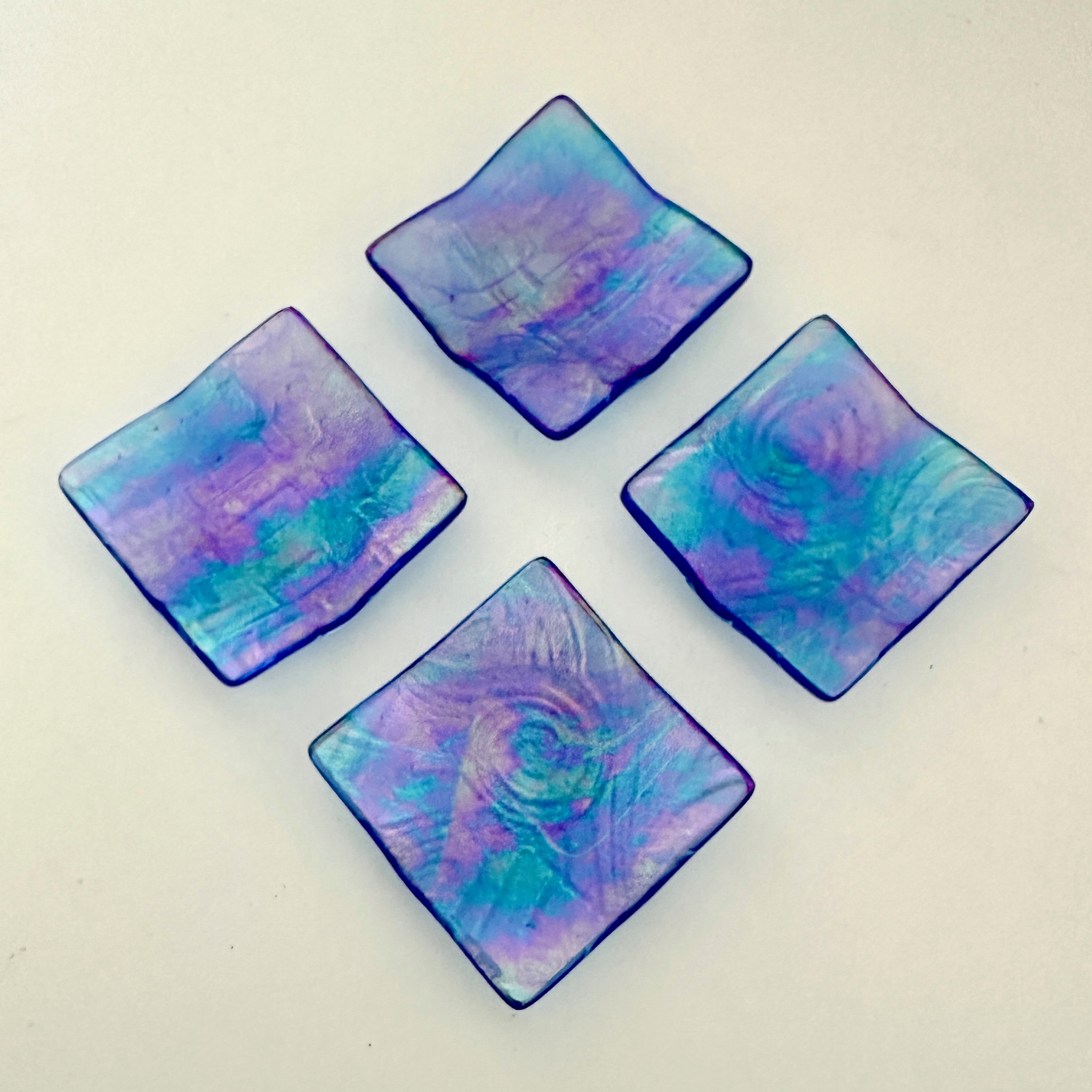 Blue Trinket Plates (set of 4)