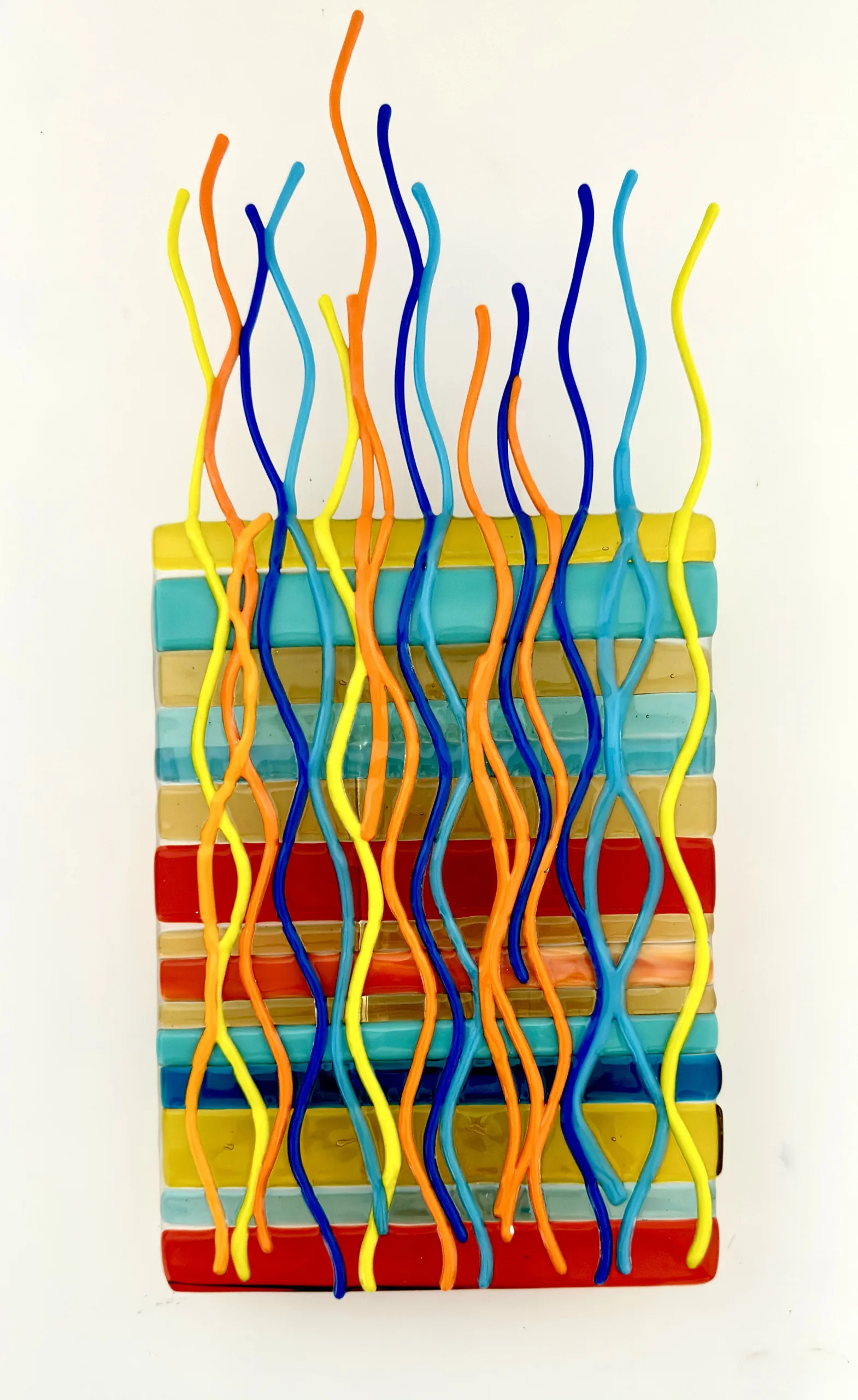 Colorful Birthday Glass Wall Art