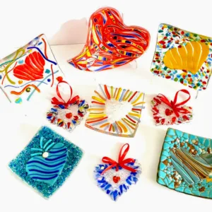 Custom Heart-shaped Garden Stakes (not shown in photo)